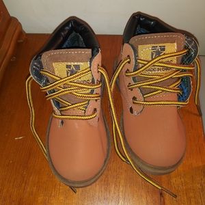 Happy Cherry Babty Winter Ankle Leather Weatherproof Boots